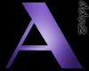 Letter A (purple)