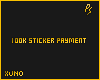 100k Sticker Payment