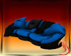 Blue Black Couch