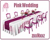 Pink Wedding Reception