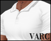 Tucked White Polo