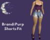 Brandi Purp Shorts Fit