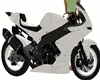 moto blanca
