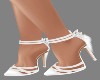 !R! White Feathered Heel