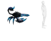Blue Claw Scorpion