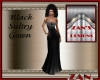 black sultry gown