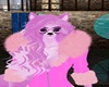 Cute Fur Collar Pink V1
