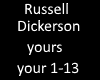 russell dickerson yours