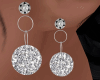 ! Diamond Sphere Earring