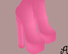 A| Boots Socks Pink