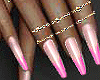 N! Nails pink bracelet