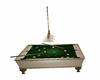 Cream & gold pool table