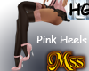 (MSS) Pink Heels, Blk 