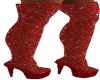 red sexy lace boots rl