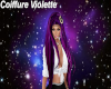 Coiffure Violette