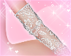 White Lace Gloves