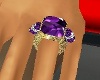 Amethyst and Dia. Ring