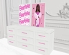 barbie girl dresser