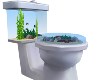 Fish Tank Toilet Chair
