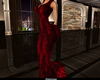 Crepe Red Gown xxl