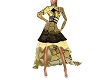 Golden Extravagant Dress