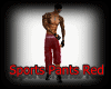 Sports Pants Red