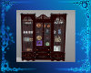 red leaf china cabinet