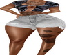 Gray Jeans Short Fit