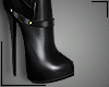 Black and Gold Boot