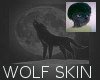 Grey Black Wolf Skin F