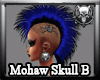 *M3M* Mohaw Skull Blue