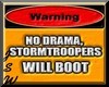 Star Wars No Drama Sign~