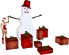 Frosty With Gifts Poses