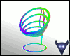 Rainbow spiral chair