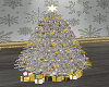 silver n gold tree