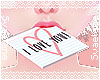 I ♥ You Notecard