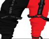 Black&red pants