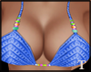 blue bikini top