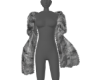 (7K)Silver Fur Shawl