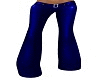 Blue Leather Pant