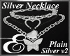 SILVER NECKLACE w SILVER