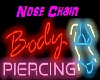 Nose Chain (r) Silver