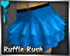D™~Ruffle Rush: Cyan