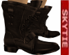 Brown Metal Boots