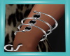 GS Silver Bracelet Onyx