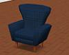 Blue Textured Chair