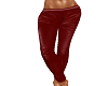 Blood Red Leather Pant