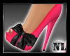 !N Shoes pink-Black