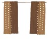 Brown/Tan Light Curtains