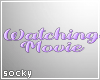 Movie Sign Purple